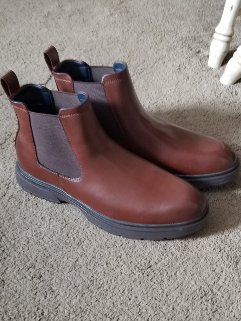 New! Laux Leather Garda Chelsea Boots